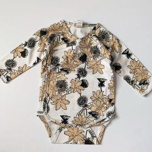 NWT Kate Quinn Organics baby girl wrap bodysuit 12-18 months